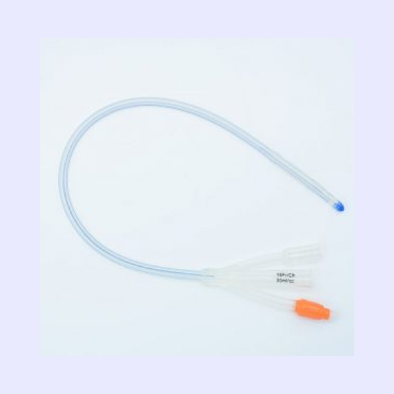 100 Silicon 3 Way Catheter