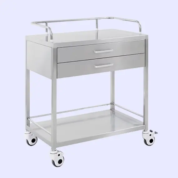 SM-003 Stainless Steel Medical Trolley With Three Layers