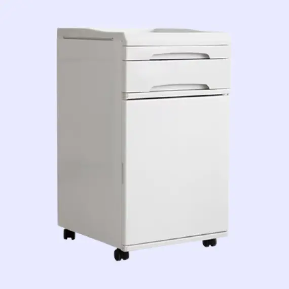 YXZ-807 ABS and steel bed side cabinet