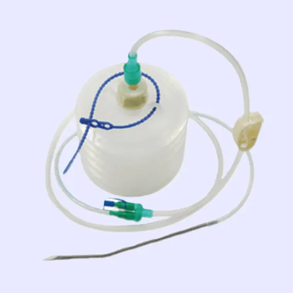 Closed suction wound unit
